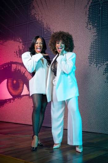 L-R Karis Anderson & Fleur East for TINA - The Tina Turner Musical, credit Hugo Glendinning